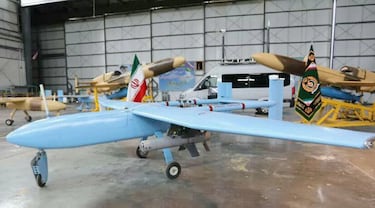 La distancia máxima que pueden alcanzar los drones de Irán