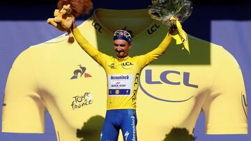 Julian Alaphilippe, vencedor de la crono de Pau.