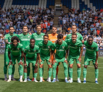 Alineación del Leganés en este amistoso. 