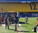 Manos a la obra: Boca empezó los trabajos en la Bombonera
