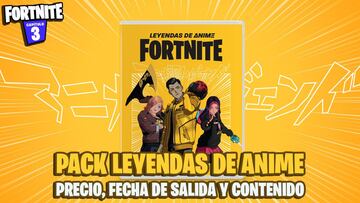 Fortnite: Pack de Leyendas de Anime anunciado; precio, contenidos y fecha de salida
