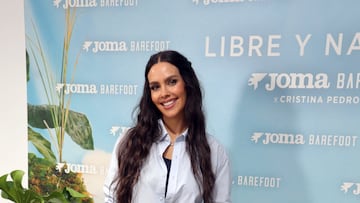 Cristina Pedroche posa durante la presentación de su nueva línea de calzado barefoot junto a la firma Joma, en la Sala V22, a 13 de noviembre de 2025, en Madrid (España).
FAMOSOS;ZAPATOS;PRESENTACIÓN;MODA
José Ramón Hernando / Europa Press
13/11/2025