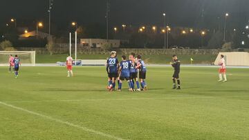 Partido entre el UD Almería B y el Atlético Porcuna