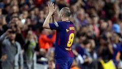 La &uacute;ltima ovaci&oacute;n a Iniesta, el domingo 20.