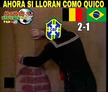 Los memes del triunfo de Bélgica contra Brasil en el Mundial 2018