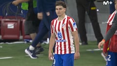 La cara de Julian Álvarez al acabar la tienen que ver porque es demoledora
