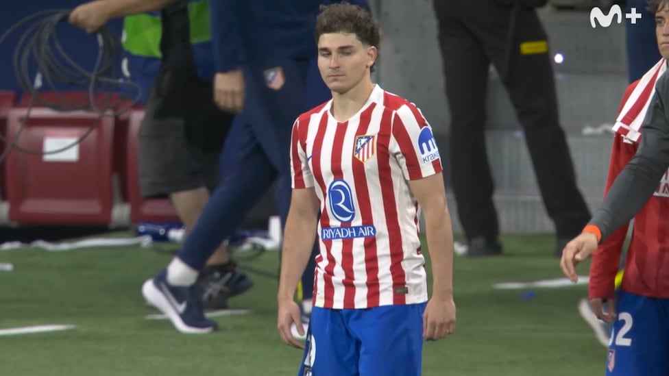 La cara de Julian Álvarez al acabar la tienen que ver porque es demoledora