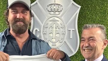 Gerard Butler ¡®ficha¡¯ por el Tenerife. Fuente: CD Tenerife.