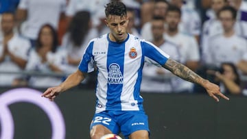Mario Hermoso, que interesa al Atlético, en el Madrid-Espanyol.