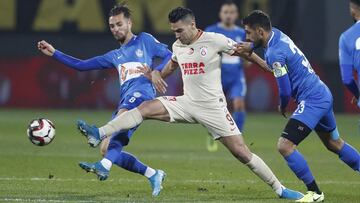 Radamel Falcao García convirtió gol ante el Tuzla