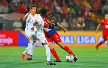 Deportivo Independiente Medellín recibió al América de Cali en la gran final de la Liga Águila Femenina 2019 en el estadio Atanasio Girardot.