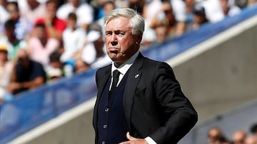 Carlo Ancelotti, entrenador del Real Madrid.