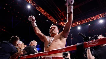 The Ukrainian president praised his compatriot's achievement after knocking out Dubois and thus becoming the undisputed champion for the third time.