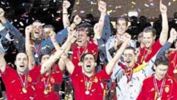 <b>CAMPEONES. </b>España dominó el Europeo que se celebró en la República Checa.