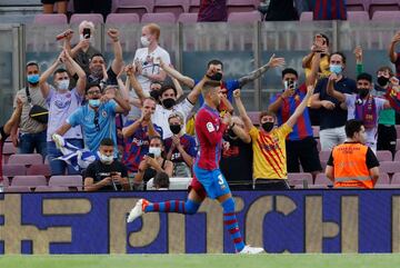 Piqué anotó de cabeza el 1-0 y abría el marcador en el Camp Nou.