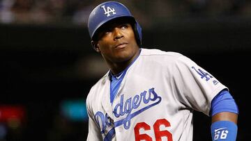 El futuro de Yasiel Puig parece más lejano que nunca de los Dodgers de acuerdo a los rumores.