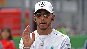 Hamilton, en México tras ganar su quinto título de F1.