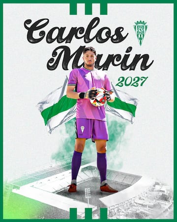 Anuncio de la renovación de Carlos Marín.