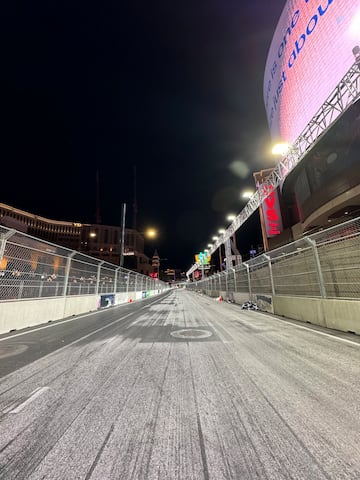 Imagen del circuito del GP de Las Vegas
