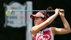 Lucy Li, durante un torneo.