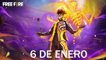 Códigos Free Fire de hoy 6 de enero de 2022; todas las recompensas gratis