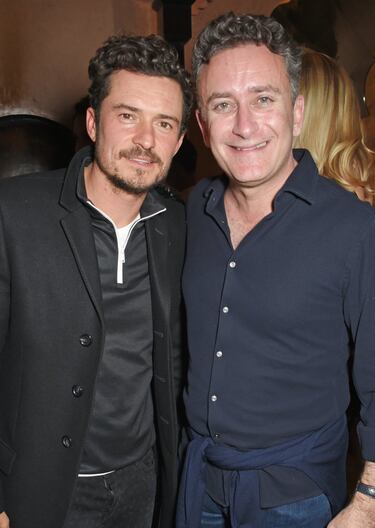 Orlando Bloom con Alejandro Agag en la fiesta de su cumplea?os en Marrakech. 