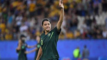 Sam Kerr se despide tras marcar cuatro goles.