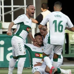 El gol de Escriche mete al Elche quinto y deja tocado al Girona