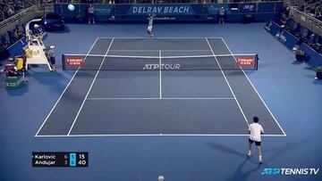 Andújar cae en primera ronda de Delray Beach ante Karlovic