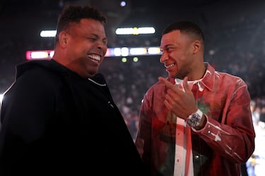 Bromas entre Kylian Mbappé y Ronaldo.