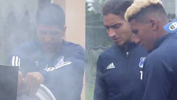 Asado en Millonarios con Godoy, Arango y Ortíz de chefs