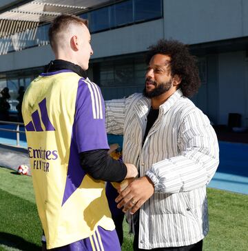 Andriy Lunin y Marcelo.