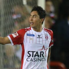 Omar Govea anotó en la derrota del Mouscron ante el Anderlecht