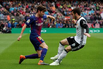 Sergi Roberto and Jose Luis Gaya