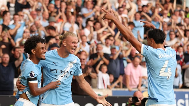 Reijnders brilla, Haaland ejecuta