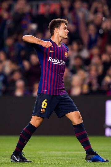 2-0. Denis Suárez celebró el segundo gol.