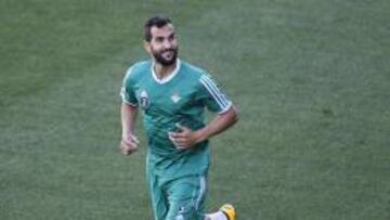 Entrenamiento del Betis, Montoya.