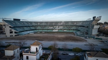 Obras en el Benito Villamarín,