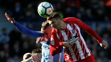 En Nesyri, ante el Atl&eacute;tico de Madrid.