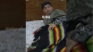 Maradona más la viral ‘rutina matutina’: Oro puro en video