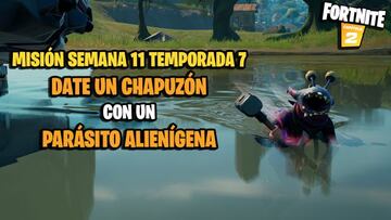 ¿Cómo darse un chapuzón con un parásito alienígena en Fortnite Temporada 7?