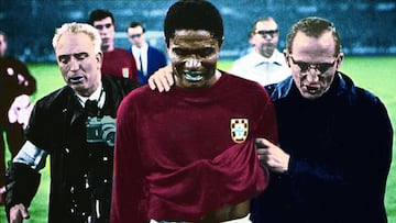 Eusebio, durante el Mundial de 1966.