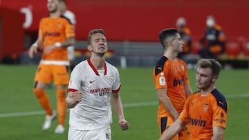 27/01/21 PARTIDO COPA DEL REY OCTAVOS 
 SEVILLA - VALENCIA 
 GOL 2-0 DE JONG ALEGRIA 