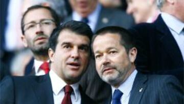 Joan Laporta en el palco