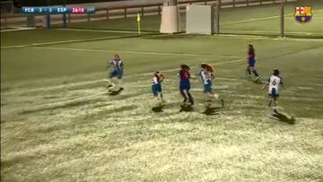 Barcelona youth starlet Pina scores Messi-esque wonder goal