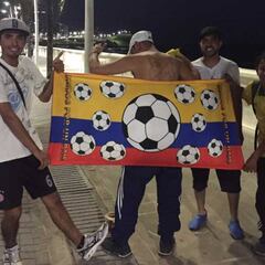 Los hinchas de Colombia no temen a Messi: "No da problemas"