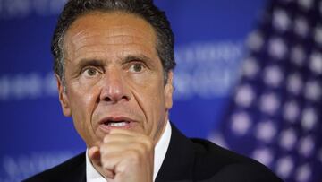 Archivo - Mayo 27, 2020. Andrew Cuomo, Gobernador de Nueva York, en The National Press Club en Washington, USA.