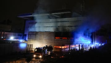 Incendio en el Auditorio Rocío Jurado de Sevilla. A 30 de noviembre de 2024, en Sevilla (Andalucía, España). Un incendio de grandes dimensiones se ha producido en el Auditorio Rocío Jurado de Sevilla, edificio emblemático de la EXPO 92.
30 NOVIEMBRE 2024
Joaquin Corchero / Europa Press
30/11/2024