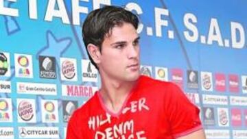 Gavilán, ayer en Getafe.