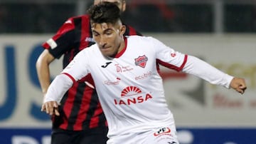 Mathias Pinto fue uno de los máximos goleadores chilenos en 2019, anotando 14 goles con Ñublense.